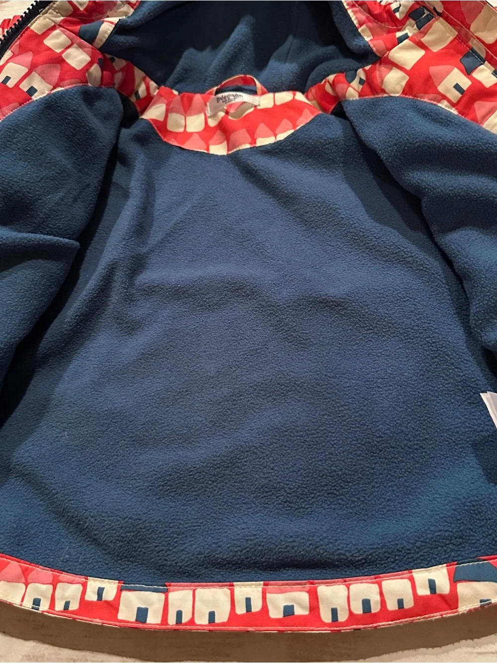 Mini Boden house jacket 12/18 fair for stains